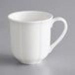 Acopa 12 oz. Customizable Ivory (American White) Victor Stoneware Coffee Mug - 36/Case Acopa 12 oz. Customizable Ivory (American White) Victor Stoneware Coffee Mug - 36/Case