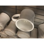 Acopa 12 oz. Customizable Ivory (American White) Victor Stoneware Coffee Mug - 36/Case Acopa 12 oz. Customizable Ivory (American White) Victor Stoneware Coffee Mug - 36/Case
