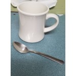 Acopa 12 oz. Customizable Ivory (American White) Victor Stoneware Coffee Mug - 36/Case Acopa 12 oz. Customizable Ivory (American White) Victor Stoneware Coffee Mug - 36/Case