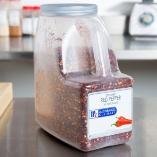 McCormick Culinary Crushed Red Pepper - 3.25 lb. - 3/Case