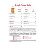 Martin's Famous Sandwich Potato Rolls 2.1 oz. - 60/Case Martin's Famous Sandwich Potato Rolls 2.1 oz. - 60/Case