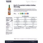 Ken's Foods Golden Italian Dressing 32 fl. oz. - 6/Case
