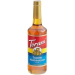 Torani Toasted Marshmallow Flavoring Syrup 750 mL Glass Bottle - 12/Case