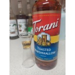Torani Toasted Marshmallow Flavoring Syrup 750 mL Glass Bottle - 12/Case