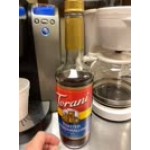 Torani Toasted Marshmallow Flavoring Syrup 750 mL Glass Bottle - 12/Case