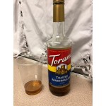 Torani Toasted Marshmallow Flavoring Syrup 750 mL Glass Bottle - 12/Case