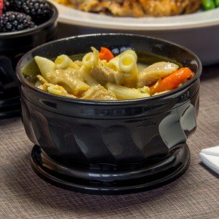 Dinex DX320003 Turnbury 5 oz. Onyx Insulated Bowl with Pedestal Base - 48/Case Dinex DX320003 Turnbury 5 oz. Onyx Insulated Bowl with Pedestal Base - 48/Case