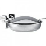 Spring USA Sauteuse Vision 6 Qt. Square Stainless Steel Induction Chafer with Glass Lid 2474-6 Spring USA Sauteuse Vision 6 Qt. Square Stainless Steel Induction Chafer with Glass Lid 2474-6