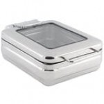Bon Chef 20308NG 4 Qt. Stainless Steel Hinged Top Half Size Induction Chafer Bon Chef 20308NG 4 Qt. Stainless Steel Hinged Top Half Size Induction Chafer