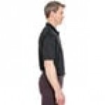National Patrol by Henry Segal Unisex Customizable Black Short Sleeve Moisture Wicking Polo Shirt with UV Protection - Polyester Mesh -M National Patrol by Henry Segal Unisex Customizable Black Short Sleeve Moisture Wicking Polo Shirt with UV Protection - Polyester Mesh -M
