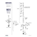 Server 86312 Stainless Steel 1 oz. Pump with Lid for 1/6 Size 6 Server 86312 Stainless Steel 1 oz. Pump with Lid for 1/6 Size 6