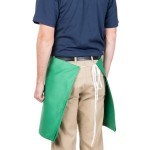 Intedge Green Poly-Cotton 4-Way Waist Apron - 38