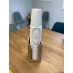 Cal-Mil Newport White-Washed Pine Wood Countertop Cup / Lid Organizer 22430-113 Cal-Mil Newport White-Washed Pine Wood Countertop Cup / Lid Organizer 22430-113