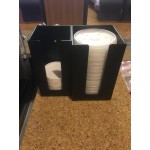 Cal-Mil Newport White-Washed Pine Wood Countertop Cup / Lid Organizer 22430-113 Cal-Mil Newport White-Washed Pine Wood Countertop Cup / Lid Organizer 22430-113