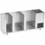 Vollrath CTL4 4-Slot Stainless Steel Wall Mount / Countertop Lid Holder with Straw Holder Vollrath CTL4 4-Slot Stainless Steel Wall Mount / Countertop Lid Holder with Straw Holder