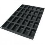 Silikomart SQ059 24-Compartment Donuts Silicone Baking Mold - 3 5/16