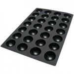 Silikomart SQ059 24-Compartment Donuts Silicone Baking Mold - 3 5/16