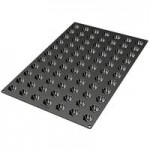 Silikomart SQ059 24-Compartment Donuts Silicone Baking Mold - 3 5/16