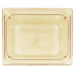 Vollrath 9028410 Super Pan® 1/2 Size Amber High Heat Plastic Food Pan - 8