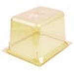 Vollrath 9028410 Super Pan® 1/2 Size Amber High Heat Plastic Food Pan - 8