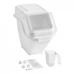 Baker's Lane 10 Gallon / 160 Cup Purple Allergen-Free Ingredient Bin