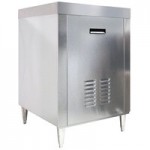 Servend 2706132 DI-2323 8 Valve Sanitary Lever Drop-In Beverage Dispenser with 80 lb. Ice Storage and Internal Carbonator