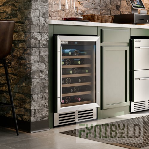 AvaValley WRC-46-SZ Single Temperature Full Glass Door Commercial Wine Cooler