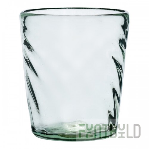 10 Strawberry Street Optic Swirl 12 oz. Rocks / Double Old Fashioned Glass - 6/Case