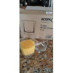 Acopa Cube 10 oz. Rocks / Old Fashioned Glass - 12/Case