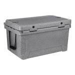 CaterGator CG65SPG Gray 65 Qt. Rotomolded Outdoor Cooler / Ice Chest