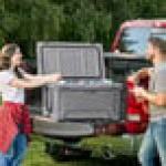 CaterGator CG65SPG Gray 65 Qt. Rotomolded Outdoor Cooler / Ice Chest