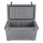 CaterGator CG65SPG Gray 65 Qt. Rotomolded Outdoor Cooler / Ice Chest