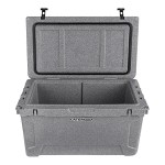 CaterGator CG65SPG Gray 65 Qt. Rotomolded Outdoor Cooler / Ice Chest