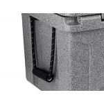 CaterGator CG65SPG Gray 65 Qt. Rotomolded Outdoor Cooler / Ice Chest