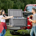 CaterGator CG65SPG Gray 65 Qt. Rotomolded Outdoor Cooler / Ice Chest