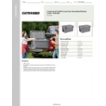 CaterGator CG65SPG Gray 65 Qt. Rotomolded Outdoor Cooler / Ice Chest