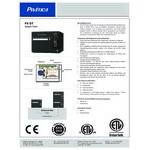 Pratica 990163 Fit ST Electric Ventless Stainless Steel High-Speed Oven - 208/240V, 1 Phase