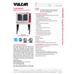 Vulcan VC5ED Single Deck Full Size Electric Convection Oven With Legs - 480V, Field Convertible, 12 kW Vulcan VC5ED Single Deck Full Size Electric Convection Oven With Legs - 480V, Field Convertible, 12 kW