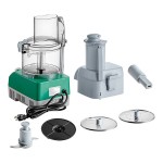 AvaMix Cadet CACFB25CL2D Combination Food Processor with 2.5 Qt Clear Plastic Bowl, Chute Lid, Continuous Feed, and 2 Discs - 3/4 hp AvaMix Cadet CACFB25CL2D Combination Food Processor with 2.5 Qt Clear Plastic Bowl, Chute Lid, Continuous Feed, and 2 Discs - 3/4 hp