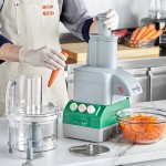 AvaMix Cadet CACFB25CL2D Combination Food Processor with 2.5 Qt Clear Plastic Bowl, Chute Lid, Continuous Feed, and 2 Discs - 3/4 hp AvaMix Cadet CACFB25CL2D Combination Food Processor with 2.5 Qt Clear Plastic Bowl, Chute Lid, Continuous Feed, and 2 Discs - 3/4 hp