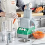 AvaMix Cadet CACFB25CL2D Combination Food Processor with 2.5 Qt Clear Plastic Bowl, Chute Lid, Continuous Feed, and 2 Discs - 3/4 hp AvaMix Cadet CACFB25CL2D Combination Food Processor with 2.5 Qt Clear Plastic Bowl, Chute Lid, Continuous Feed, and 2 Discs - 3/4 hp