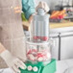 AvaMix Cadet CACFB25CL2D Combination Food Processor with 2.5 Qt Clear Plastic Bowl, Chute Lid, Continuous Feed, and 2 Discs - 3/4 hp AvaMix Cadet CACFB25CL2D Combination Food Processor with 2.5 Qt Clear Plastic Bowl, Chute Lid, Continuous Feed, and 2 Discs - 3/4 hp