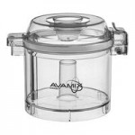 AvaMix Cadet CACFB25CL2D Combination Food Processor with 2.5 Qt Clear Plastic Bowl, Chute Lid, Continuous Feed, and 2 Discs - 3/4 hp AvaMix Cadet CACFB25CL2D Combination Food Processor with 2.5 Qt Clear Plastic Bowl, Chute Lid, Continuous Feed, and 2 Discs - 3/4 hp