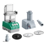 AvaMix Cadet CACFB25CL2D Combination Food Processor with 2.5 Qt Clear Plastic Bowl, Chute Lid, Continuous Feed, and 2 Discs - 3/4 hp AvaMix Cadet CACFB25CL2D Combination Food Processor with 2.5 Qt Clear Plastic Bowl, Chute Lid, Continuous Feed, and 2 Discs - 3/4 hp
