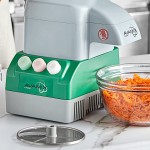 AvaMix Cadet CACFB25CL2D Combination Food Processor with 2.5 Qt Clear Plastic Bowl, Chute Lid, Continuous Feed, and 2 Discs - 3/4 hp AvaMix Cadet CACFB25CL2D Combination Food Processor with 2.5 Qt Clear Plastic Bowl, Chute Lid, Continuous Feed, and 2 Discs - 3/4 hp