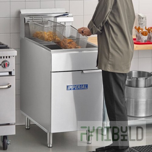 Imperial Range IFS-75NG Natural Gas 75 lb. Tube Fired Fryer - 175,000 BTU
