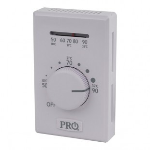 Pro1 4-Wire Line Voltage Non-Programmable Mechanical Electric Heat Thermostat T501ML4 Pro1 4-Wire Line Voltage Non-Programmable Mechanical Electric Heat Thermostat T501ML4