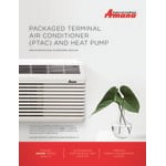 Amana PTAC Air Conditioner (Cooling Only) PTC153J25AXXX - 15,000 BTU, 2.5 kW, 208 / 230V, 1 Phase