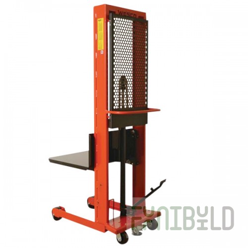 Wesco Industrial Products 1,000 lb. Standard Series Hydraulic Large Platform Stacker with 32