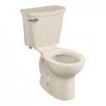 American Standard Cadet PRO 215CA004.021 Bone Vitreous China Floor-Mount Standard Height Elongated Toilet - 1.6 GPF